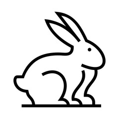 Rabbit Vector Logo Design Template