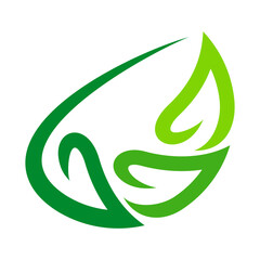 Leaf Vector Logo Design Template