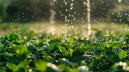 The importance of a wellmaintained irrigation system providing the perfect amount of water to the field.