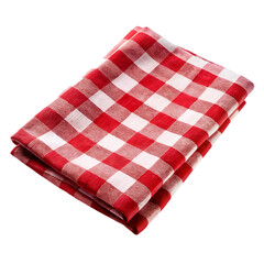 tablecloth isolated with clipping path.