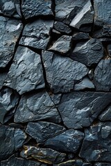 Dark black stone texture background 