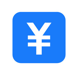 シンプルな青色の円マーク