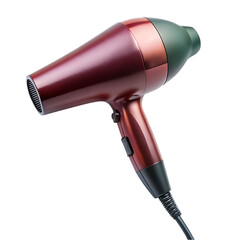 hair dryer isolated on transparent background 3d rendering illustration