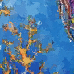 Oil paintings and various flowers, marine creatures, chrysanthemums, scenic animals, fish, and children are beautiful