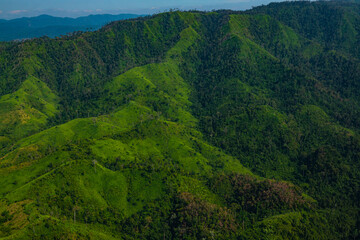 Pictures of natural landscapes and high angle mountains of Thailand.
