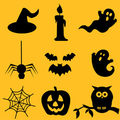 Halloween Collection Black and Yellow colors.