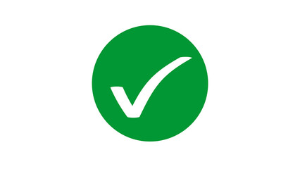 4 image of white check mark animation on green circle