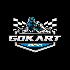 gokart logo vector
