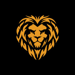 lion head logo vector