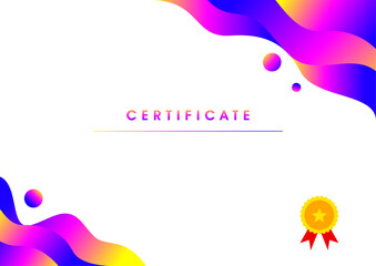 Fototapeta na wymiar template certificate, business card for digital and print
