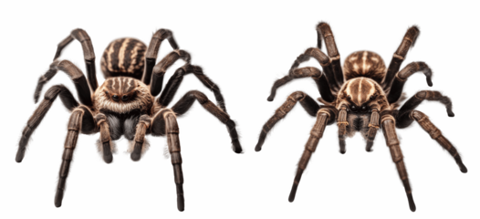 tarantula spider isolated on transparent background