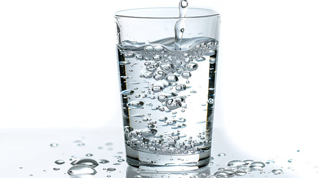 glass of water , generative ai