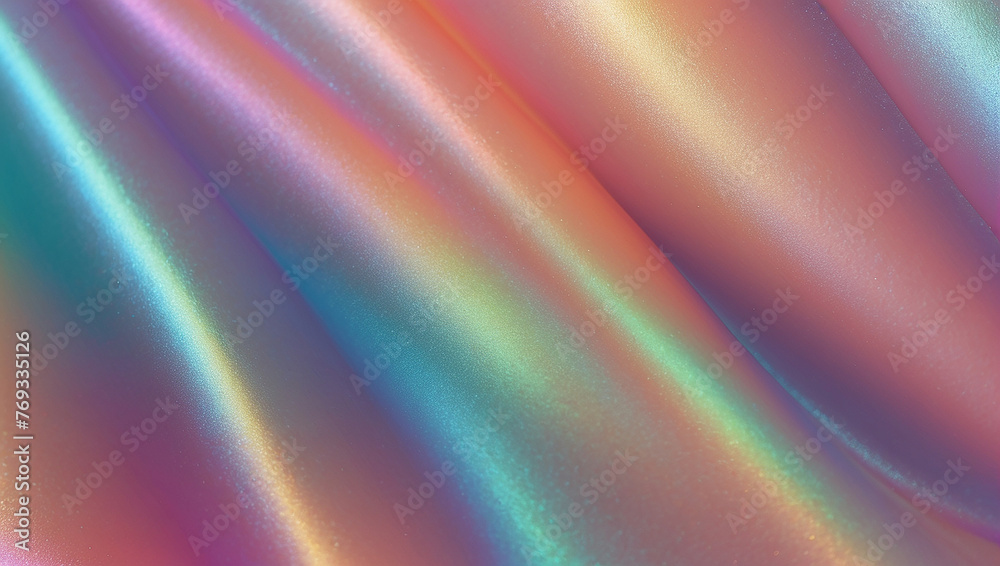 Poster gradient pastel holographic background