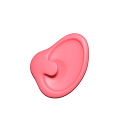 a pink object with a heart shaped hole in it