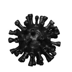 a black corona virus