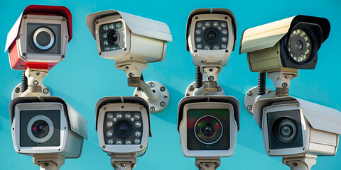 CCTV security cameras. generative ai 