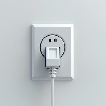 Picture of plugging in the power plug