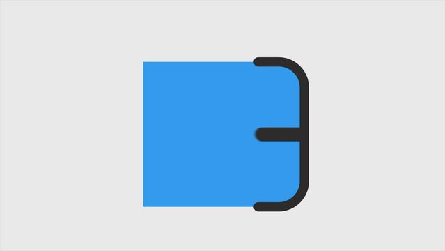 Animated video virtual arrow concept. Full length animation illustration. High quality 4k footage.