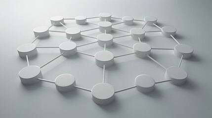 Interconnected Circular Organizational Structure Representing Collaborative Innovation Through Non Hierarchical Design