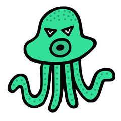 宇宙人　イラスト