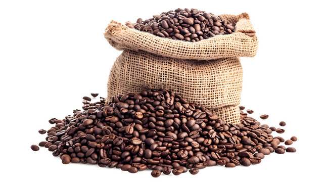 Coffee beans transparent picture

