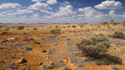 The once diverse ecosystem has been reduced to a few hardy species clinging on for dear life in the everexpanding desert.