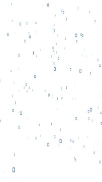 Loop digital computer binary numbers loop motion on white vertical background.