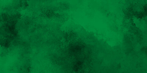 Dark green Smoke Abstract Background, Brush stroked painting green Watercolor paper texture, Abstract painting by green watercolor ink texture.	