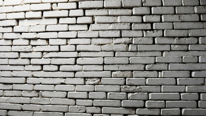 Obraz premium Grey White Brick Wall Texture 