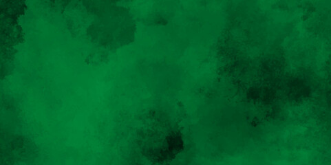 Dark green Smoke Abstract Background, Brush stroked painting green Watercolor paper texture, Abstract painting by green watercolor ink texture.	