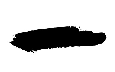 手書きの毛筆の線　絵筆