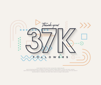 Line design, thank you very much to 37k followers.