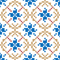 Seamless pattern background, Abstract pattern background, Fabric pattern, decorative graphic design wallpaper background for your design , vector illustration