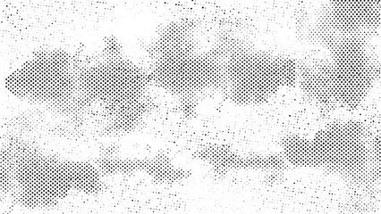 Grunge halftone vector background. Halftone dots vector texture.