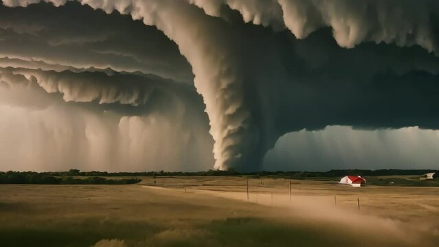 natural disaster tornado, footage, 4k footage, videos, slow motion 