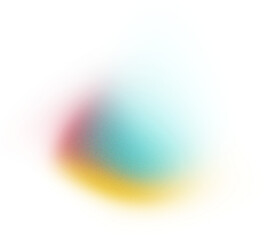 mesh gradient blurred shape on transparent background