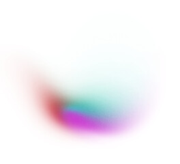 Blue and Purple Light Leak Blur Shape Illustration 