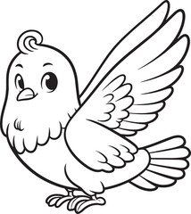 white dove flying