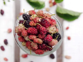 raspberries in a bowl