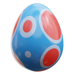 3D Easter Egg Illustration
