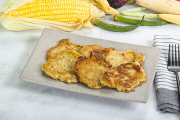 Tasty golden potato hash brown