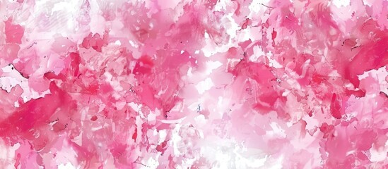 White and pink watercolor seamless design inspired by pop art.
