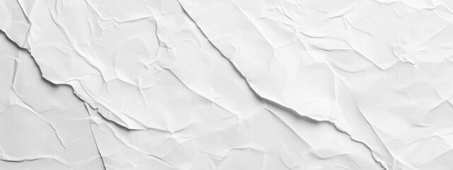 Discover the subtle beauty of a white crumpled paper texture, offering a high-resolution background...