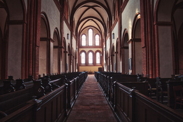 Lehnin Monastery in Brandenburg - Cloister - Church - Abbey - Germany - Religion - Kloster