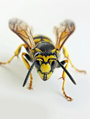 Fototapeta premium Wasp isolated on a white background