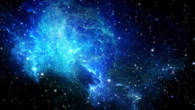 Galaxy and Nebula Abstract space background