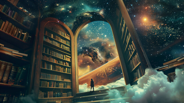 Create a surreal depiction of identity, where human faces are layered masks, each peeling away to reveal aspects of nature, the cosmos, and abstract patterns. 