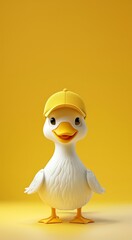 3D cartoon duck 