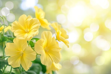 Obraz na płótnie Canvas yellow flowers background