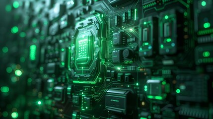 Fototapeta premium circuit board background